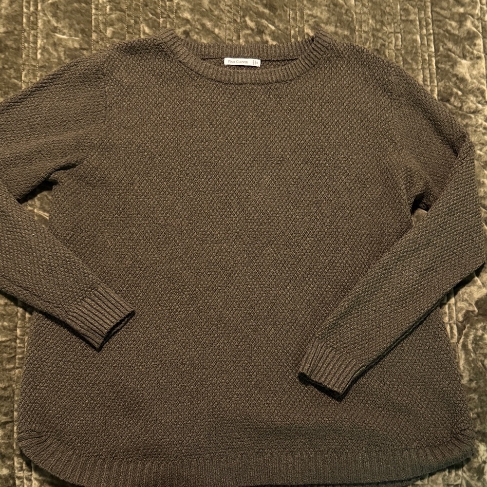 Pink Clover olive green  Crew Neck Sweater